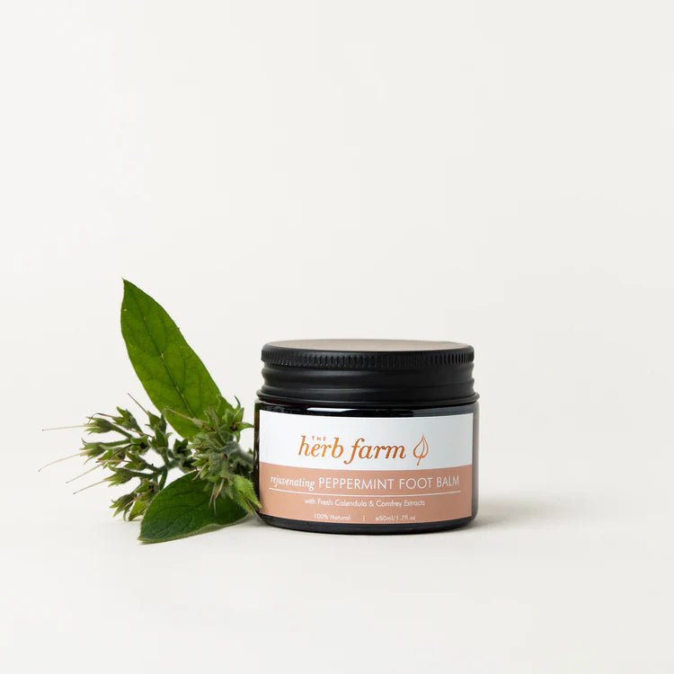 The Herb Farm Rejuvenating Peppermint Foot Balm - MarshallsHealthShop