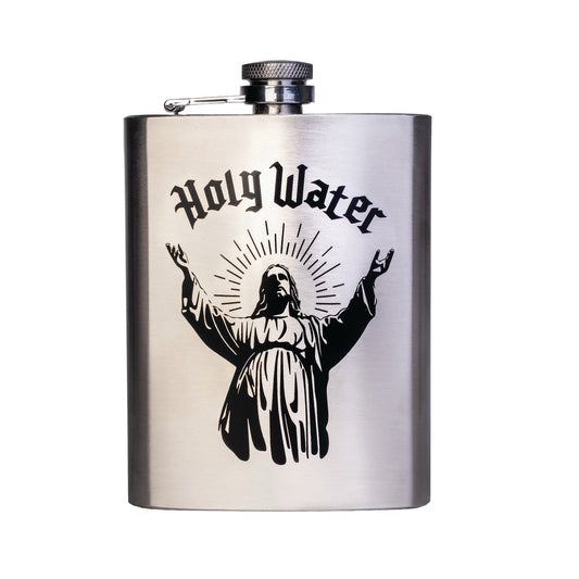 The Holy Water Metal Flask
A heavenly vessel to lift your spirits!
00(L) x 20(W) x 135(H) mm
Colour box
1st Stop, Marshall's Health Shop, Gift Shop!

SKU: TF-F8/HW