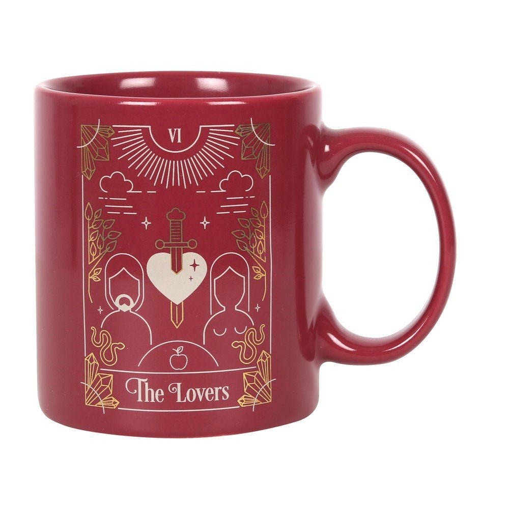 The Lovers Tarot Ceramic Mug - MarshallsHealthShop