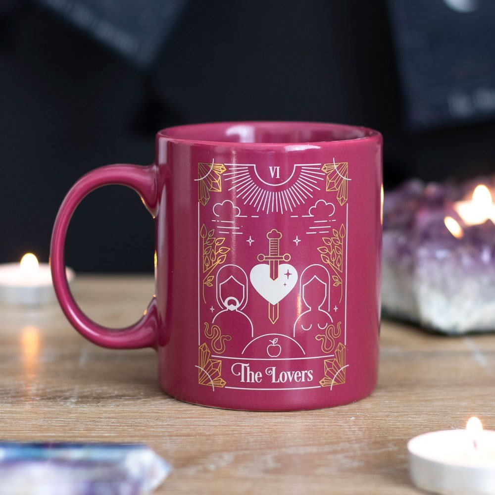 The Lovers Tarot Ceramic Mug - MarshallsHealthShop
