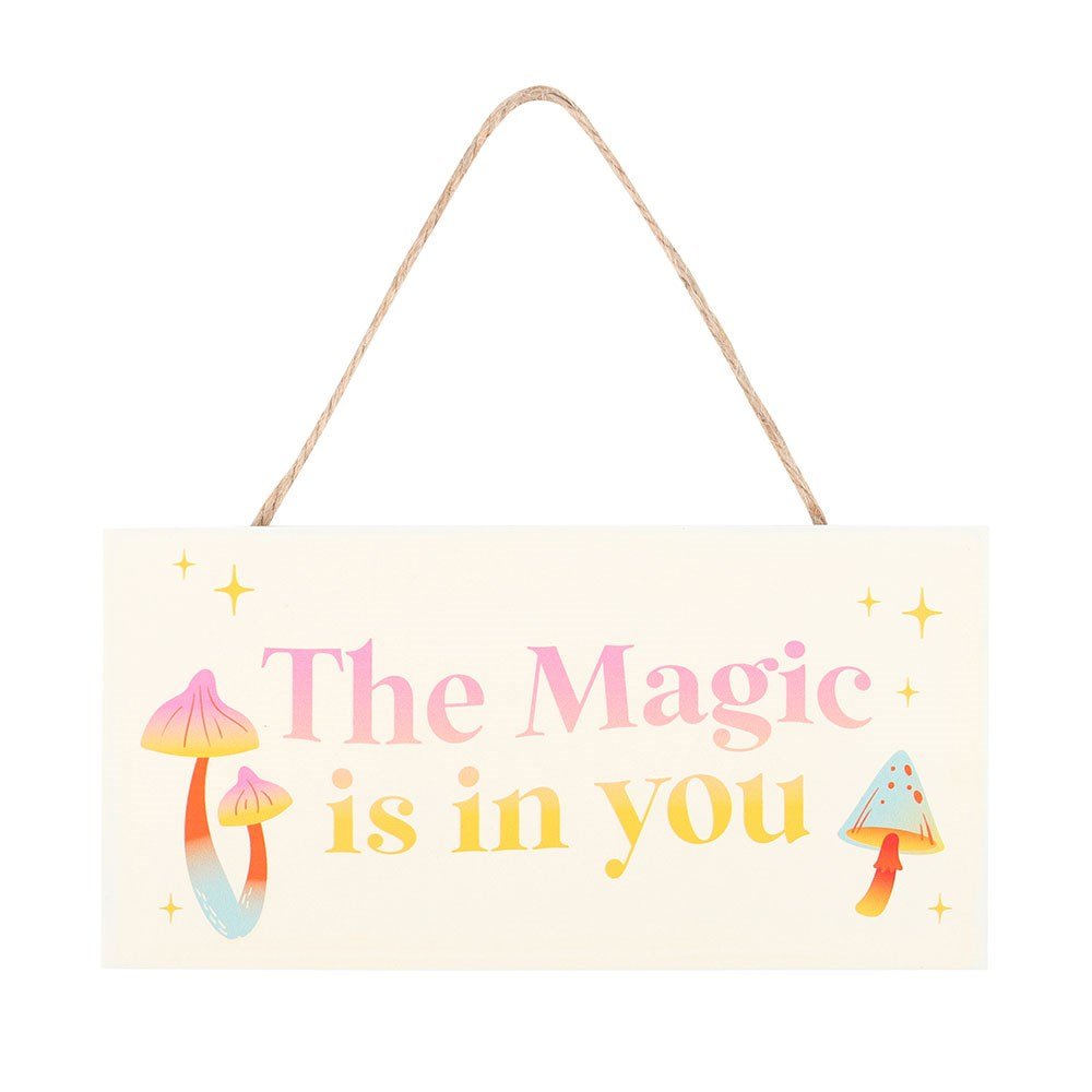 The Magic Is In You Hanging Sign - 1st Stop Marshall's Health Shop, Gift Shop! - Heath and Natural Therapy New Brighton Christchurch - Naturopath