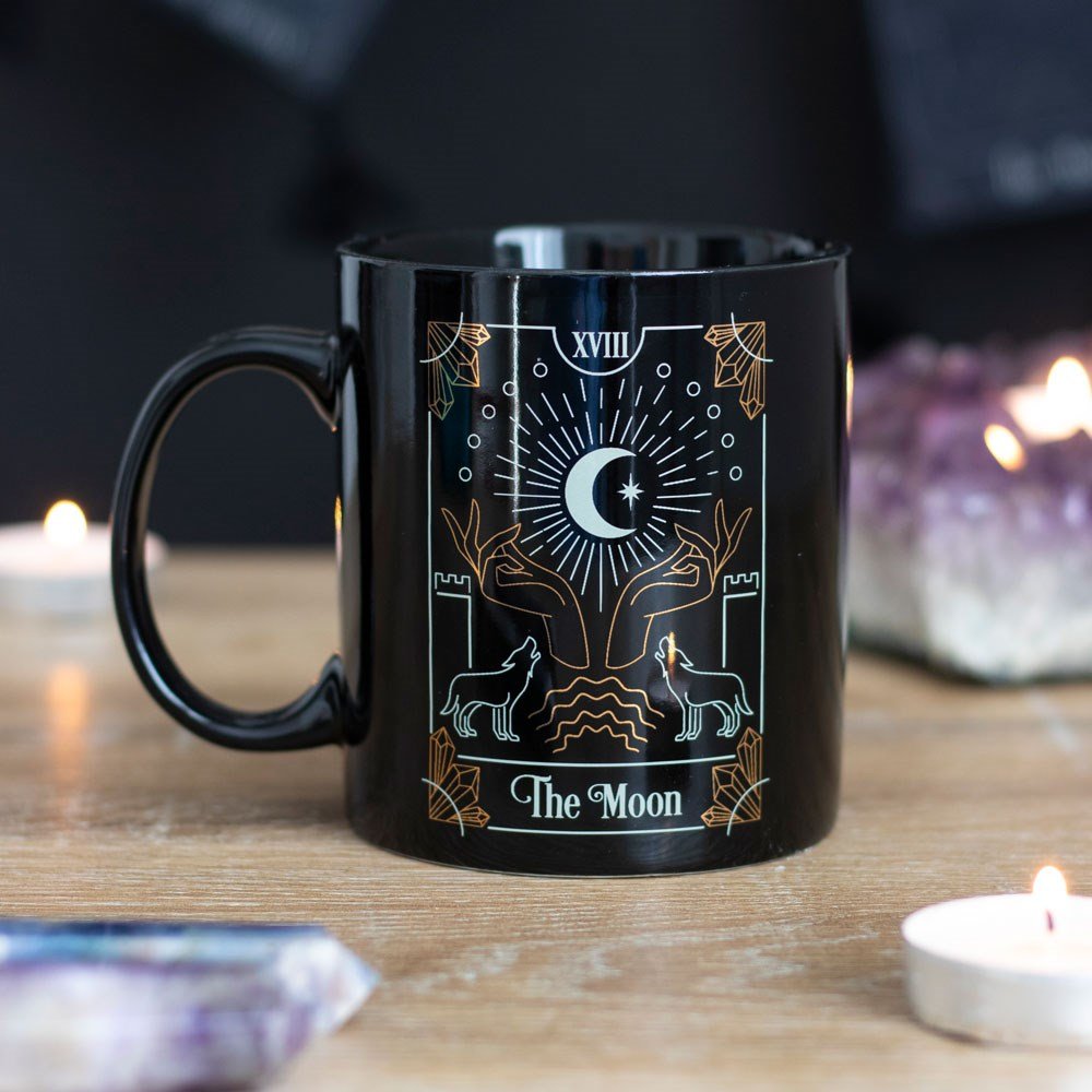 The Moon Tarot Ceramic Mug - MarshallsHealthShop