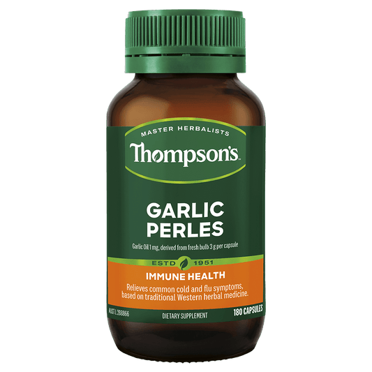 Thompson's Garlic Perles 180 Capsules - MarshallsHealthShop