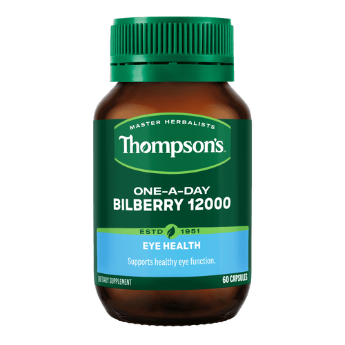 Thompson's One - A - Day Bilberry 12000 60 Capsules - MarshallsHealthShop