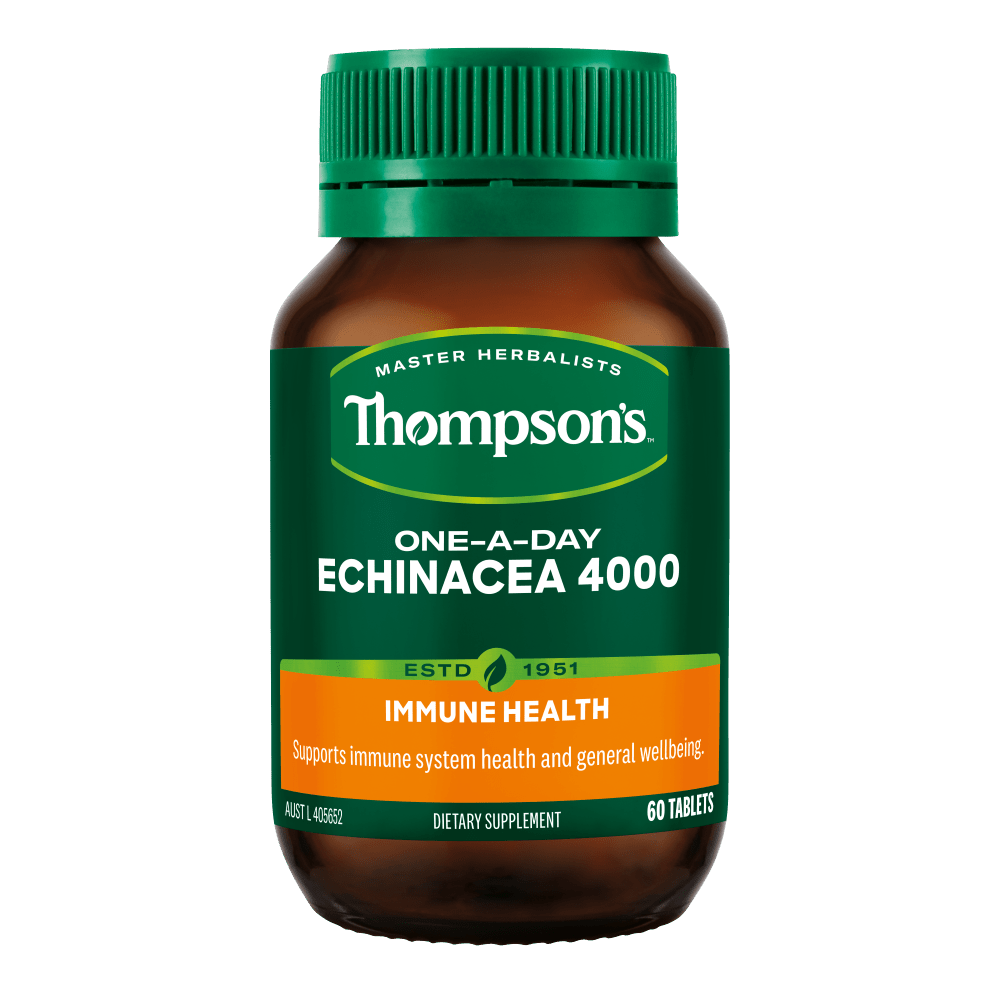 Thompson's One - A - Day Echinacea 4000 60 Tablets - MarshallsHealthShop