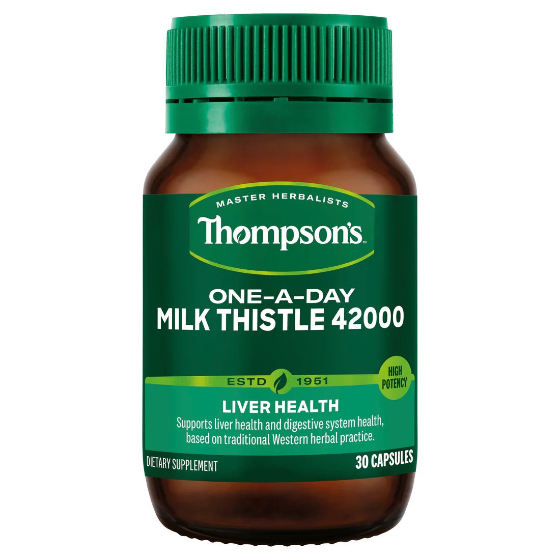 Thompson's One - A - Day Milk Thistle 42000 - MarshallsHealthShop