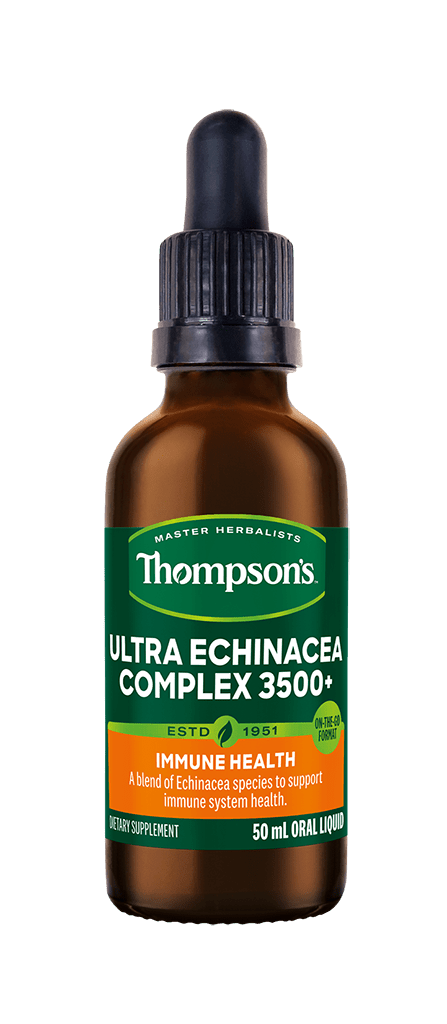 Thompson's Ultra Echinacea Complex 3500+ 50ml - 1st Stop Marshall's Health Shop, Gift Shop! - Heath and Natural Therapy New Brighton Christchurch - Naturopath