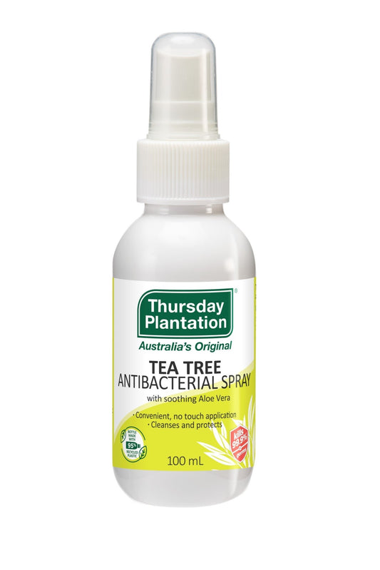 Thursday Plantation Tea Tree Antibacterial Spray with Aloe Vera 100ml - MarshallsHealthShop