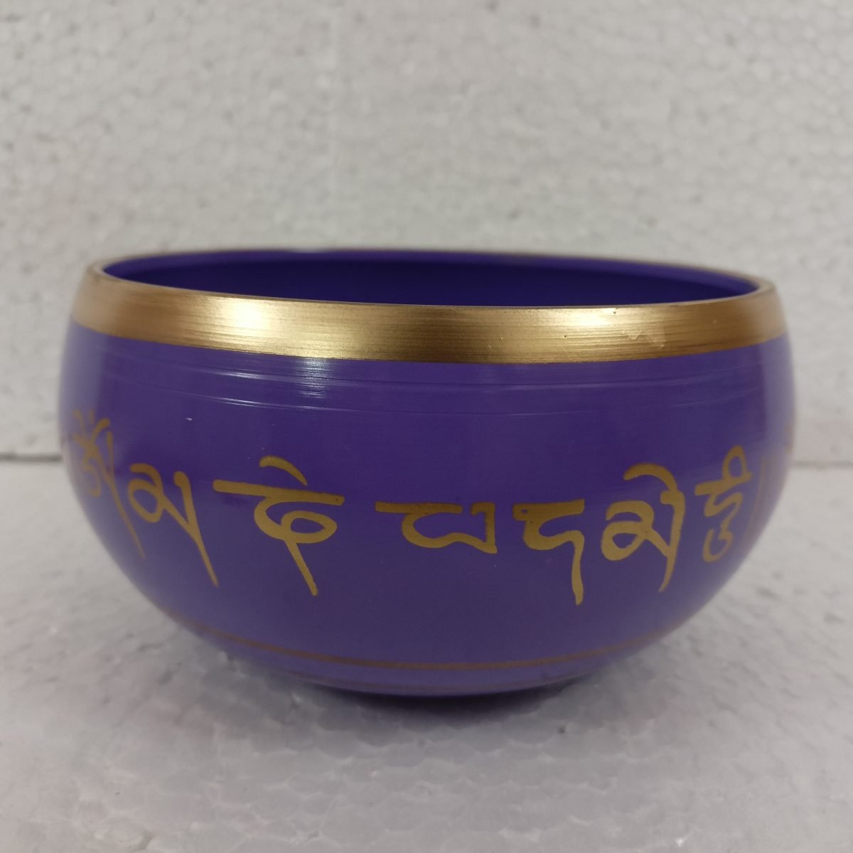 Tibetan Singing Bowl Medium Purple SBMP - 1st Stop Marshall's Health Shop, Gift Shop! - Heath and Natural Therapy New Brighton Christchurch - Naturopath