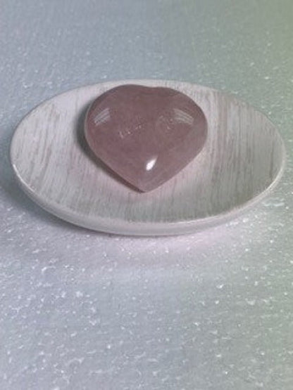 Tiphin Rose Quartz Heart - 1st Stop Marshall's Health Shop, Gift Shop! - Heath and Natural Therapy New Brighton Christchurch - Naturopath