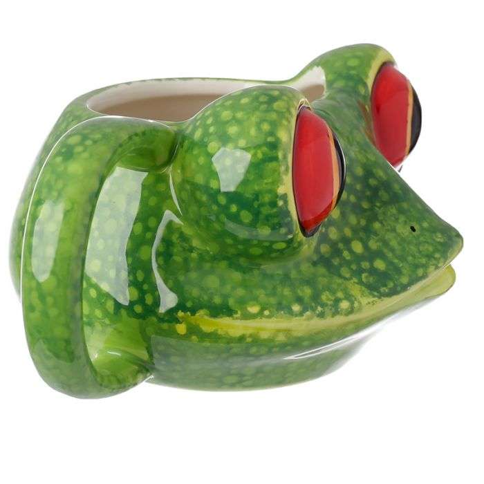 Tree Frog Head Ceramic Shaped Mug - MarshallsHealthShop