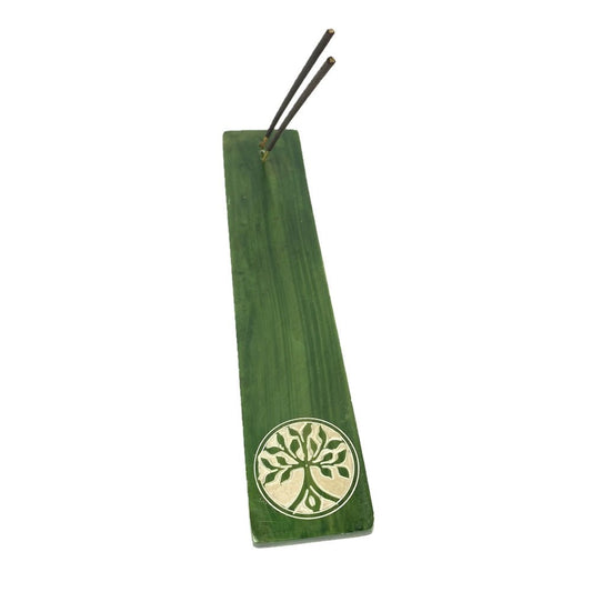 Tree Of Life Green Soapstone Ash Catcher - MarshallsHealthShop