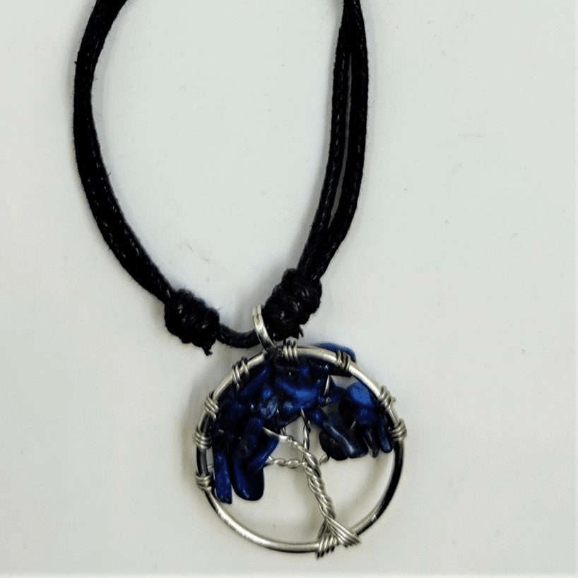 Tree of Life Pendant Lapis - MarshallsHealthShop