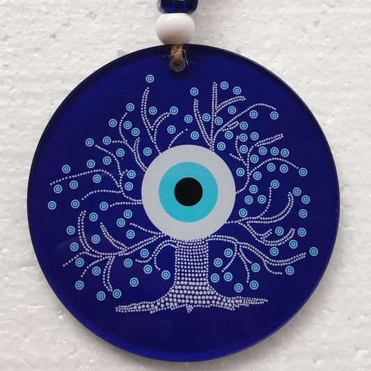 Tree of Life Wall Hanging with Evil Eye (EWH19) - MarshallsHealthShop