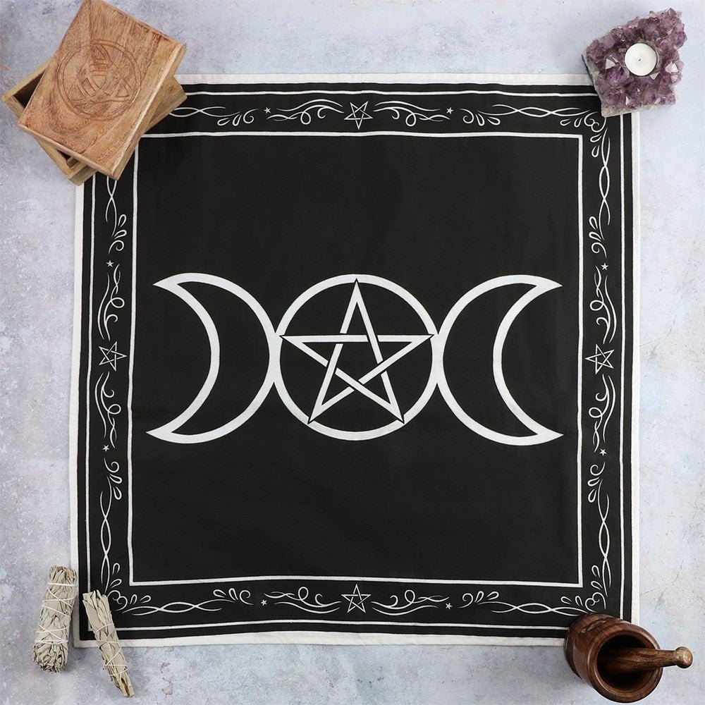 Triple Moon Altar Cloth - MarshallsHealthShop