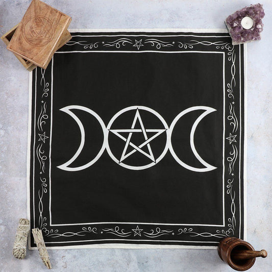 Triple Moon Altar Cloth - MarshallsHealthShop