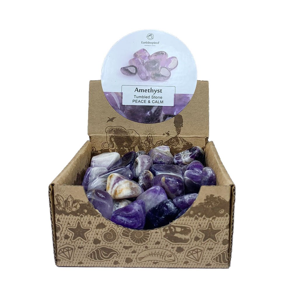 Tumbled Amethyst Stone - MarshallsHealthShop