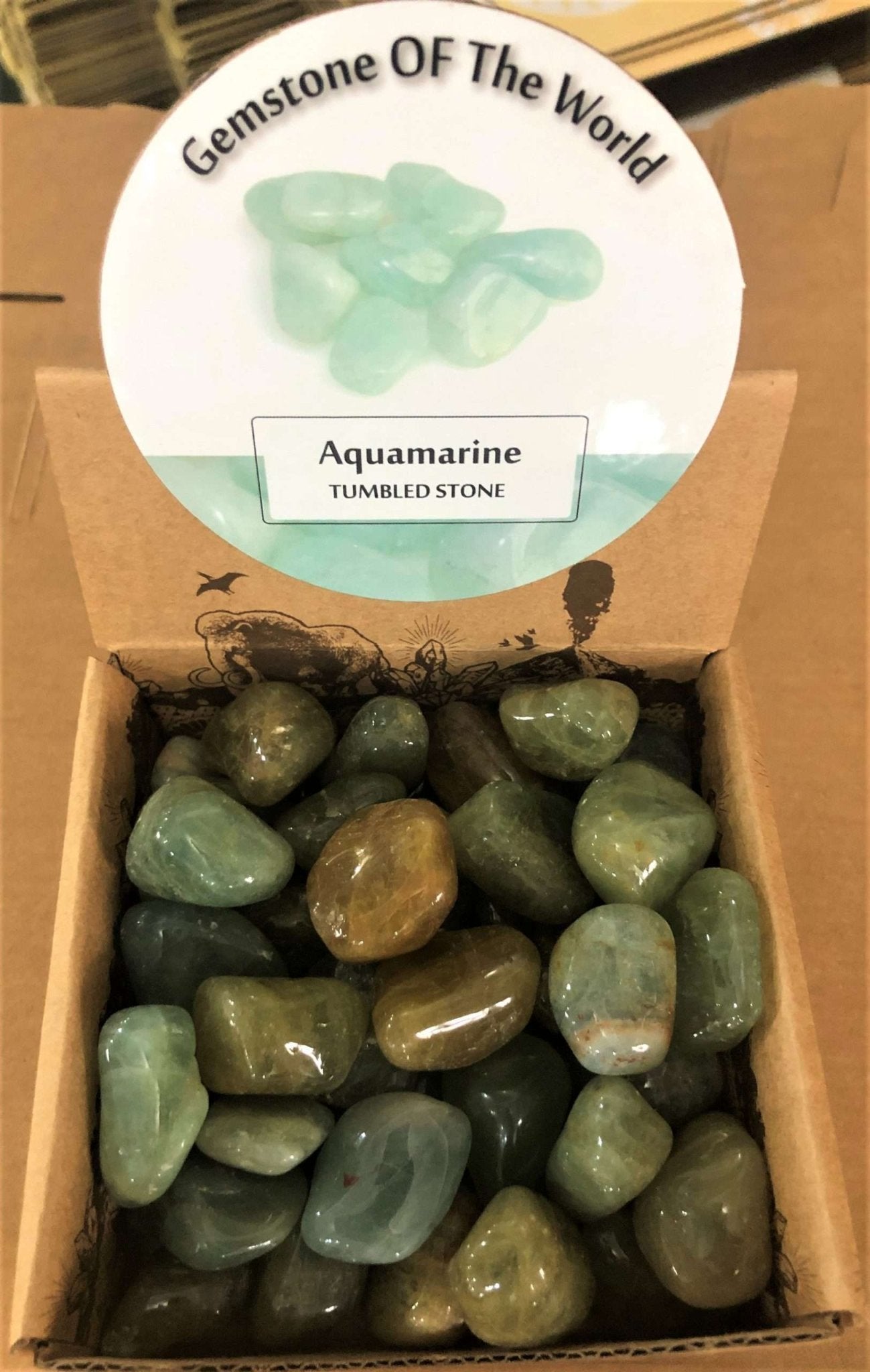 Tumbled Stone Aquamarine - MarshallsHealthShop