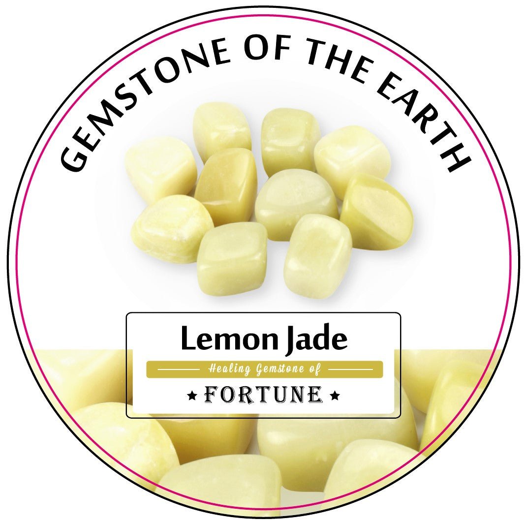 Tumbled Stone Lemon Jade 0.5kg box - MarshallsHealthShop