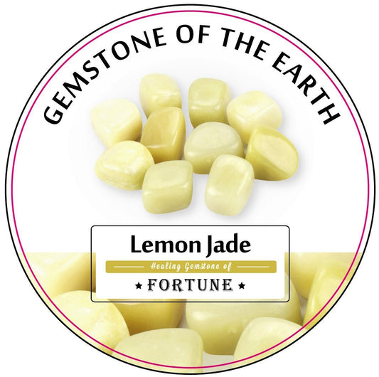 Tumbled Stone Lemon Jade 0.5kg box - MarshallsHealthShop