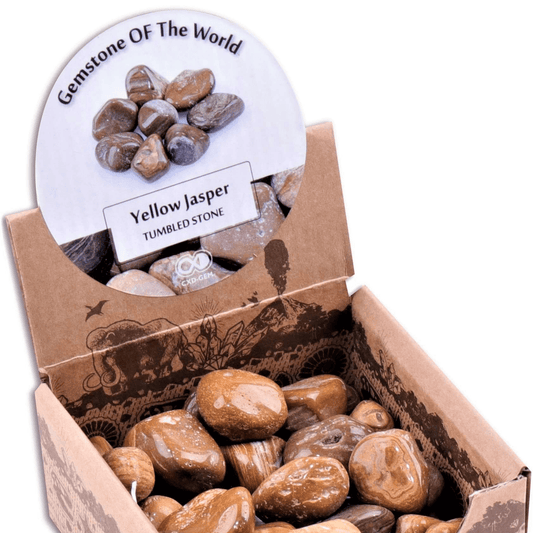 Tumbled Stone Yellow Jasper - MarshallsHealthShop