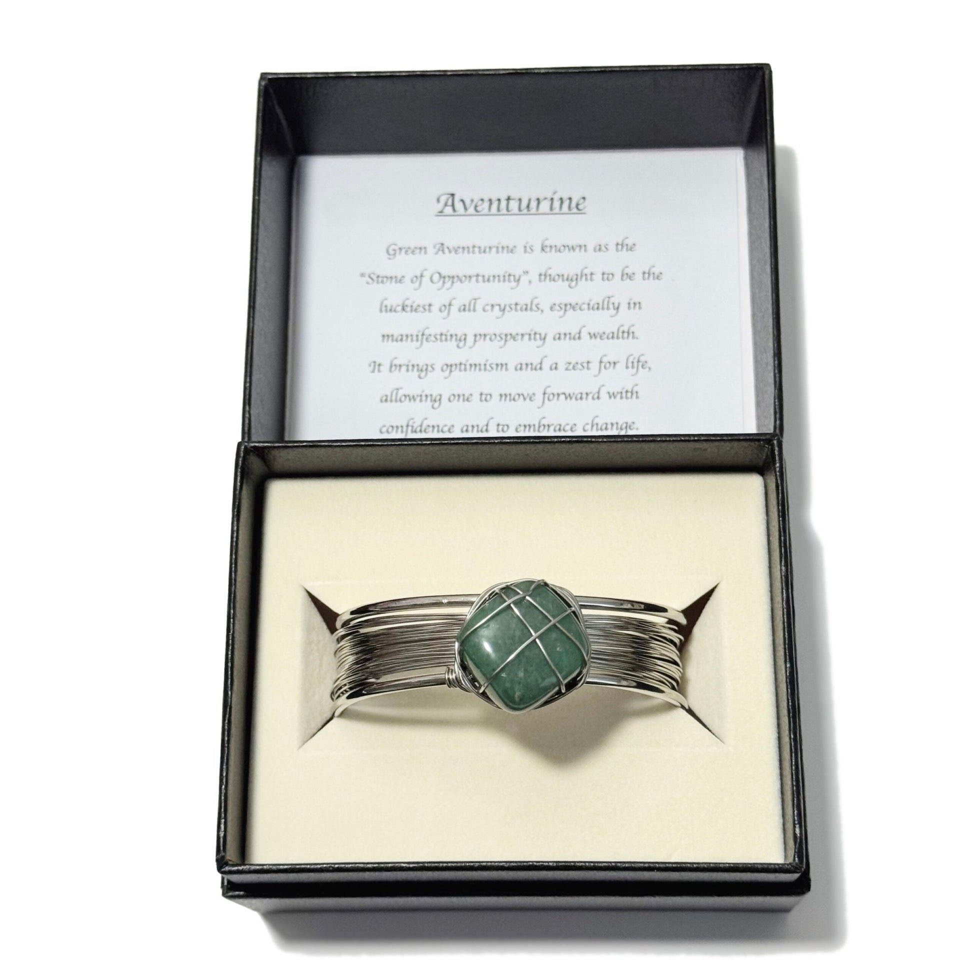 Tumblestone Cuff Bracelet Aventurine - 1st Stop Marshall's Health Shop, Gift Shop! - Heath and Natural Therapy New Brighton Christchurch - Naturopath