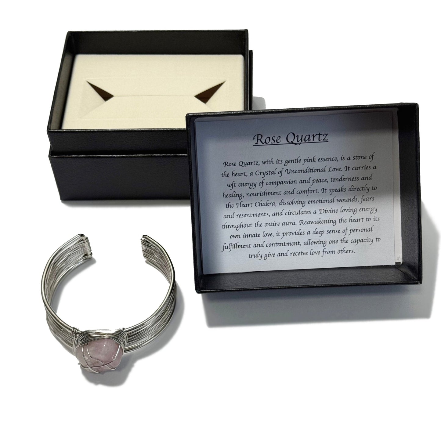 Tumblestone Cuff Bracelet Rose Quartz - 1st Stop Marshall's Health Shop, Gift Shop! - Heath and Natural Therapy New Brighton Christchurch - Naturopath