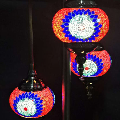 Turkish Mosaic 3 Tier Lamp TL126 - MarshallsHealthShop