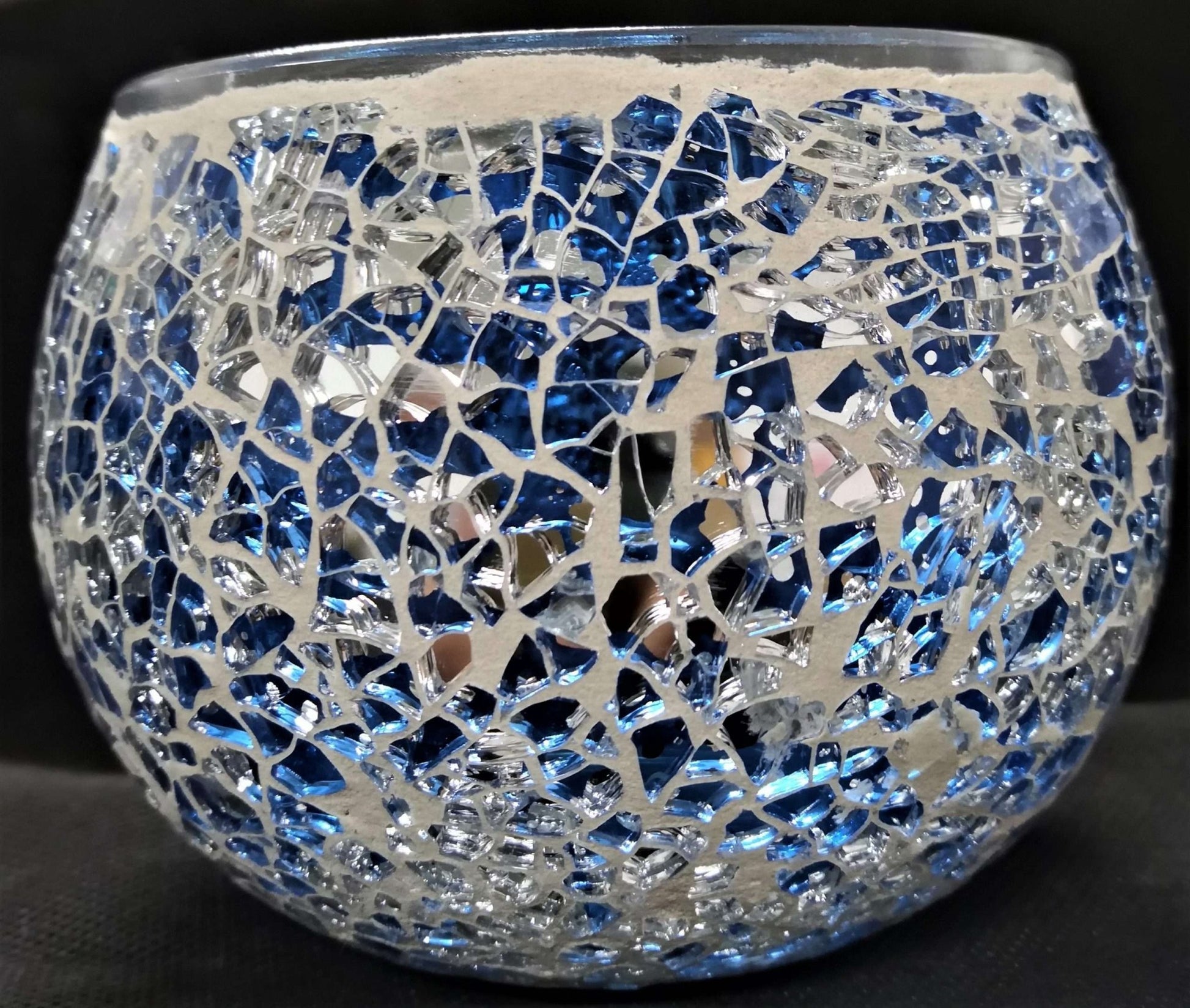 Turkish Mosaic Candle Holder TL130 - MarshallsHealthShop