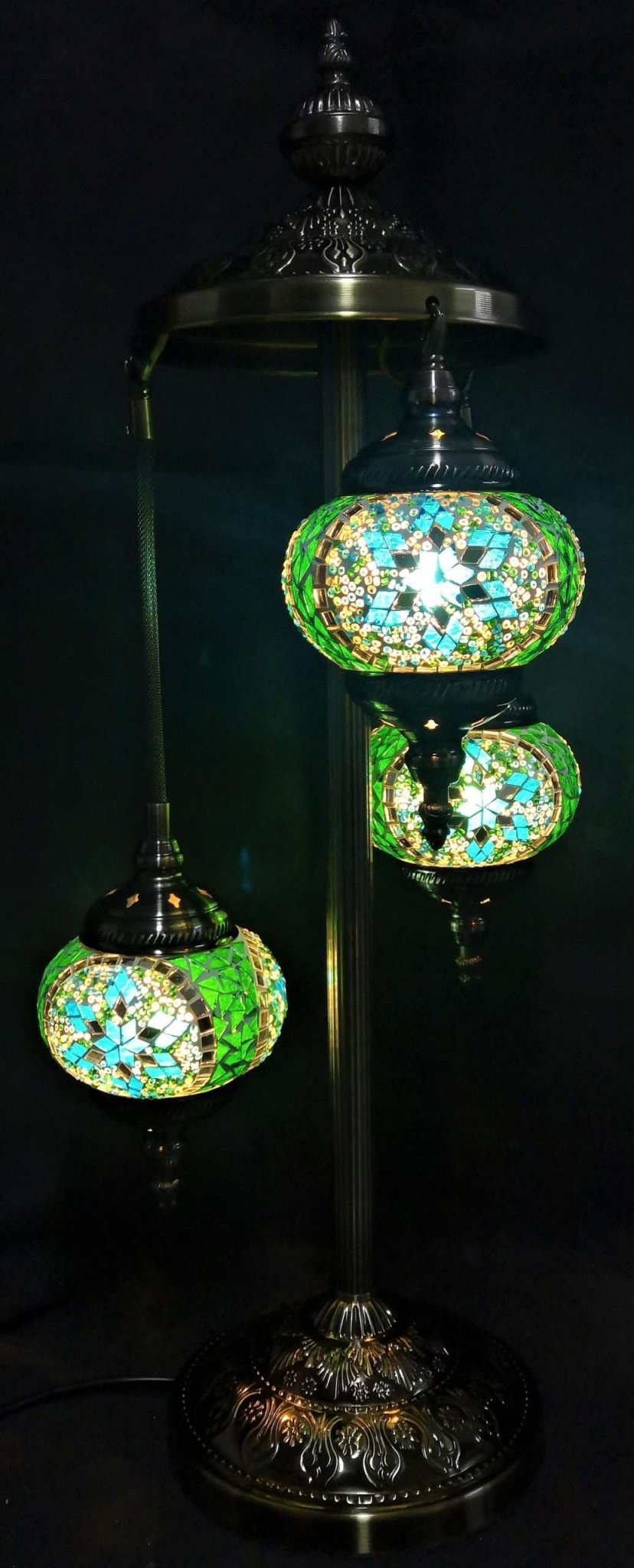 Turkish Mosaic Lamp 3 Tier TL153 - 1st Stop Marshall's Health Shop, Gift Shop! - Heath and Natural Therapy New Brighton Christchurch - Naturopath
