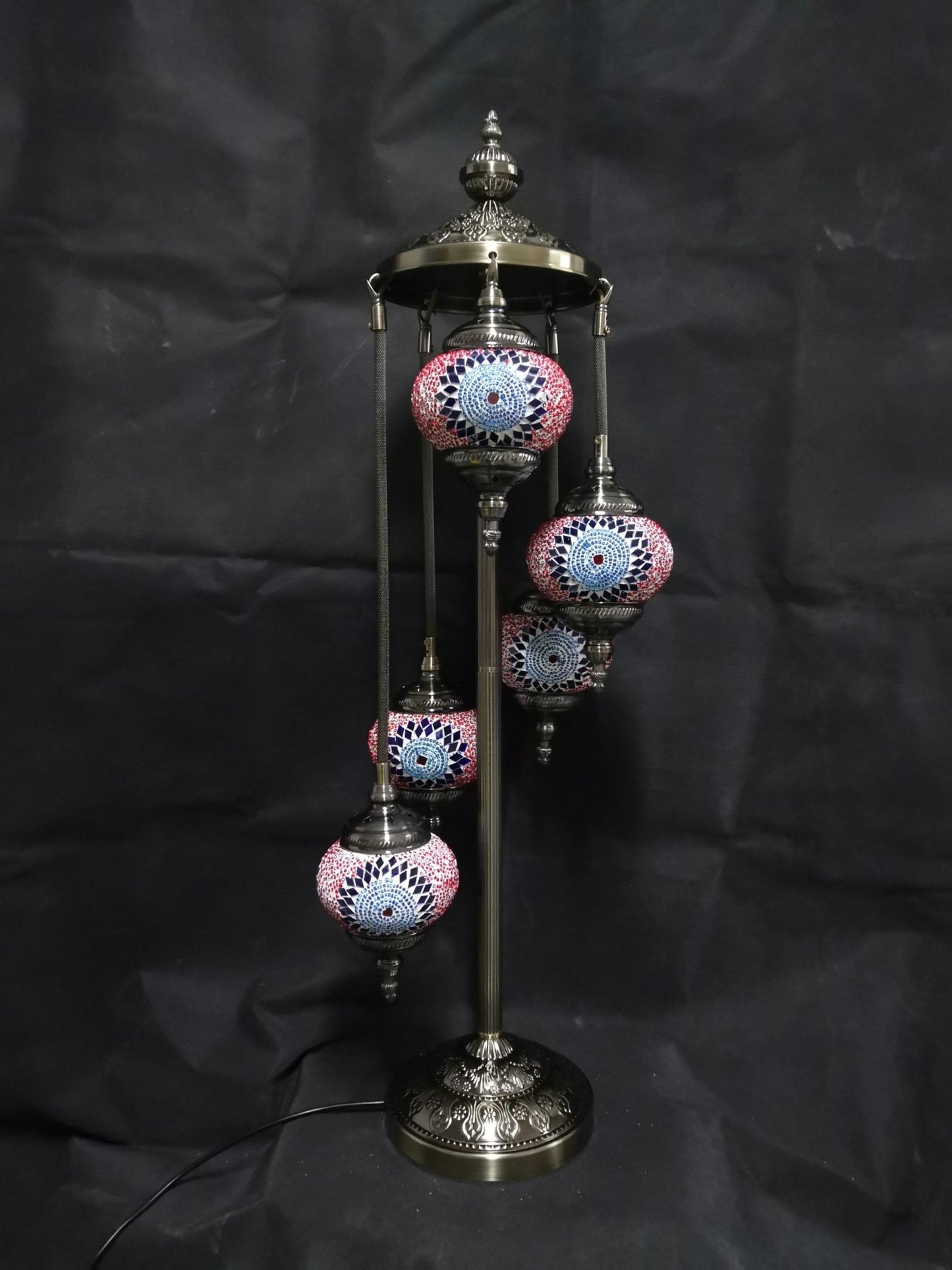 Turkish Mosaic Lamp 5 Tier TL127 - 1st Stop Marshall's Health Shop, Gift Shop! - Heath and Natural Therapy New Brighton Christchurch - Naturopath