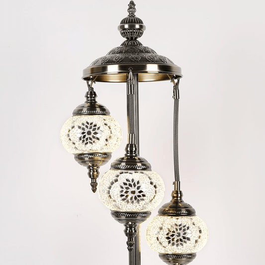 Turkish Mosaic Lamp Multi - Coloured 3 Tier TL41 - 1st Stop Marshall's Health Shop, Gift Shop! - Heath and Natural Therapy New Brighton Christchurch - Naturopath
