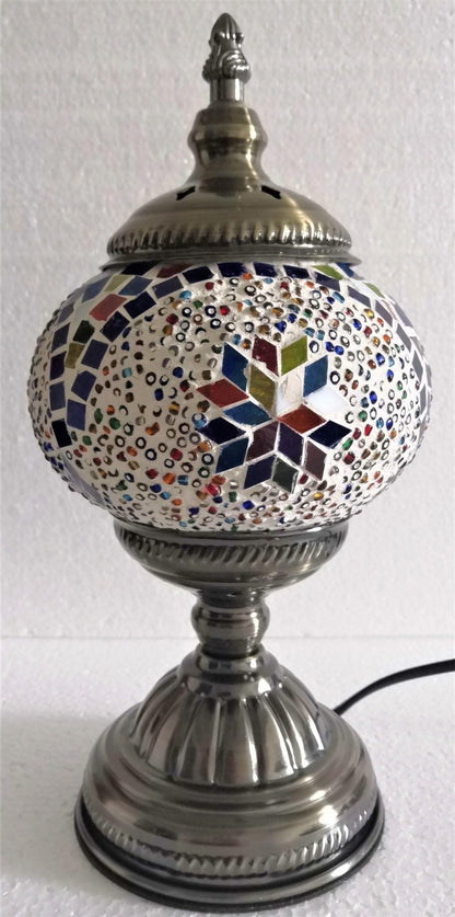 Turkish Mosaic Lamp Multicolour TL98 - MarshallsHealthShop