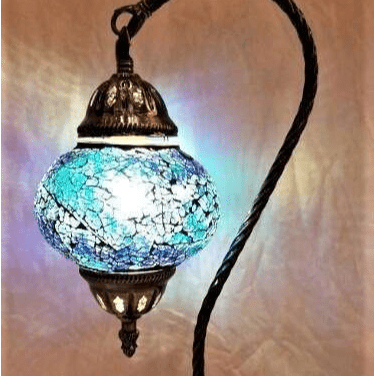 Turkish Mosaic Lamp - Swan Neck TL28 - MarshallsHealthShop
