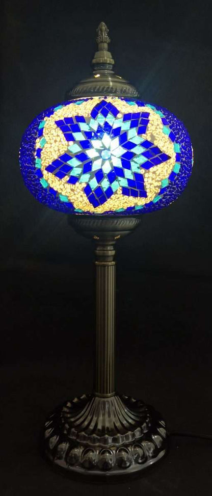 Turkish Mosaic Lamp Tall TL166 - MarshallsHealthShop