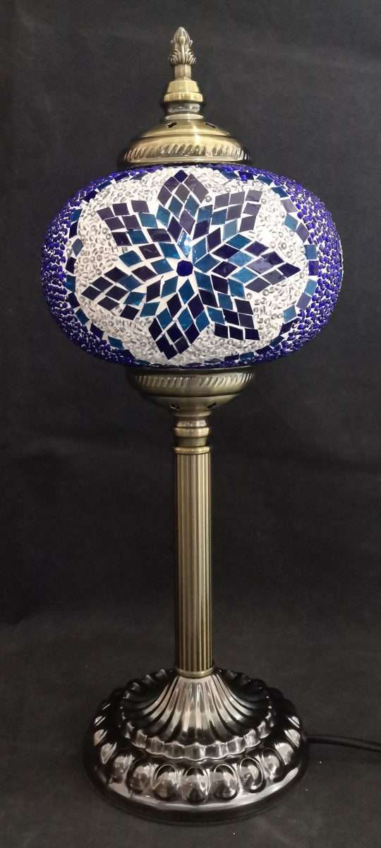Turkish Mosaic Lamp Tall TL166 - MarshallsHealthShop