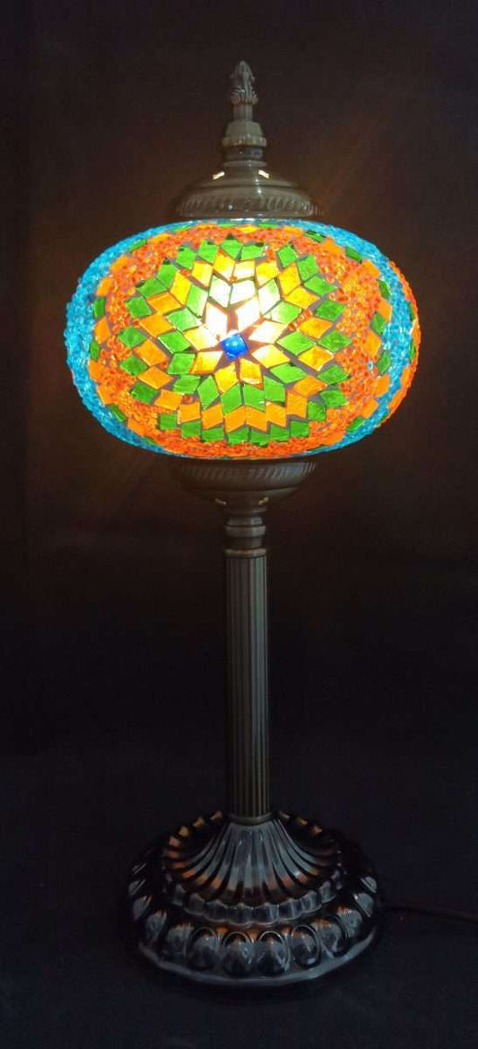 Turkish Mosaic Lamp Tall TL168 - MarshallsHealthShop