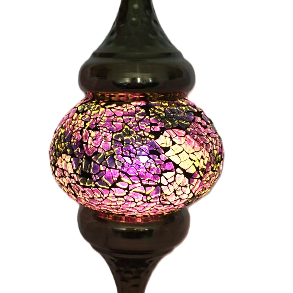 Turkish Mosaic Lamp TL179 Pink/Yellow - 1st Stop Marshall's Health Shop, Gift Shop! - Heath and Natural Therapy New Brighton Christchurch - Naturopath