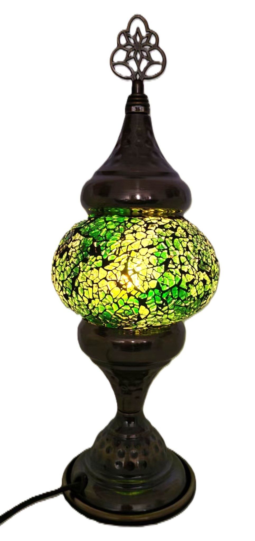 Turkish Mosaic Lamp TL181 Green - 1st Stop Marshall's Health Shop, Gift Shop! - Heath and Natural Therapy New Brighton Christchurch - Naturopath