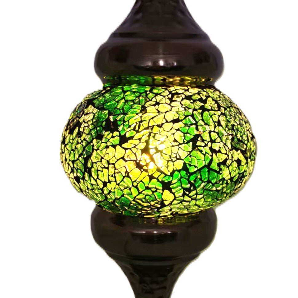 Turkish Mosaic Lamp TL181 Green - 1st Stop Marshall's Health Shop, Gift Shop! - Heath and Natural Therapy New Brighton Christchurch - Naturopath