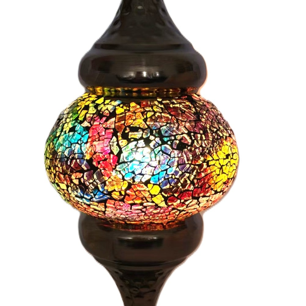 Turkish Mosaic Lamp TL182 Yellow/Red - 1st Stop Marshall's Health Shop, Gift Shop! - Heath and Natural Therapy New Brighton Christchurch - Naturopath