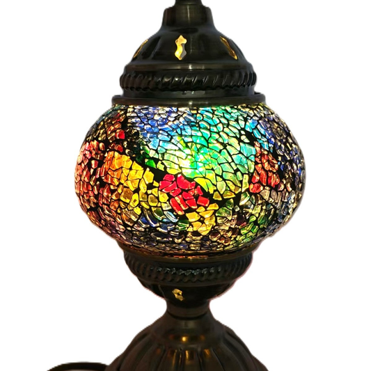 Turkish Mosaic Lamp TL188 Multicolour - 1st Stop Marshall's Health Shop, Gift Shop! - Heath and Natural Therapy New Brighton Christchurch - Naturopath
