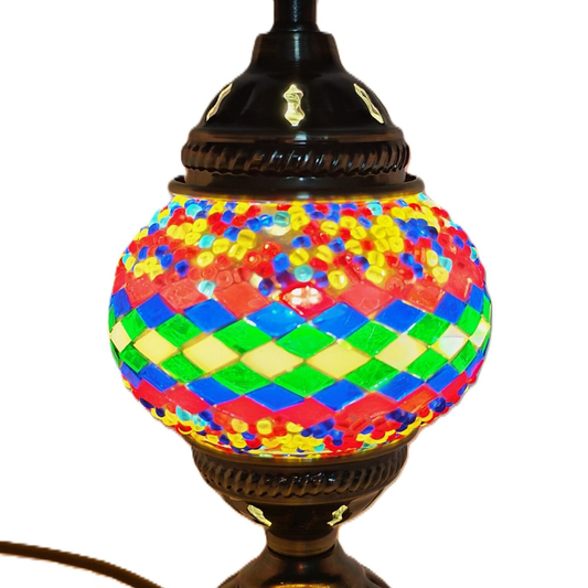 Turkish Mosaic Lamp TL192 Multicolour - 1st Stop Marshall's Health Shop, Gift Shop! - Heath and Natural Therapy New Brighton Christchurch - Naturopath