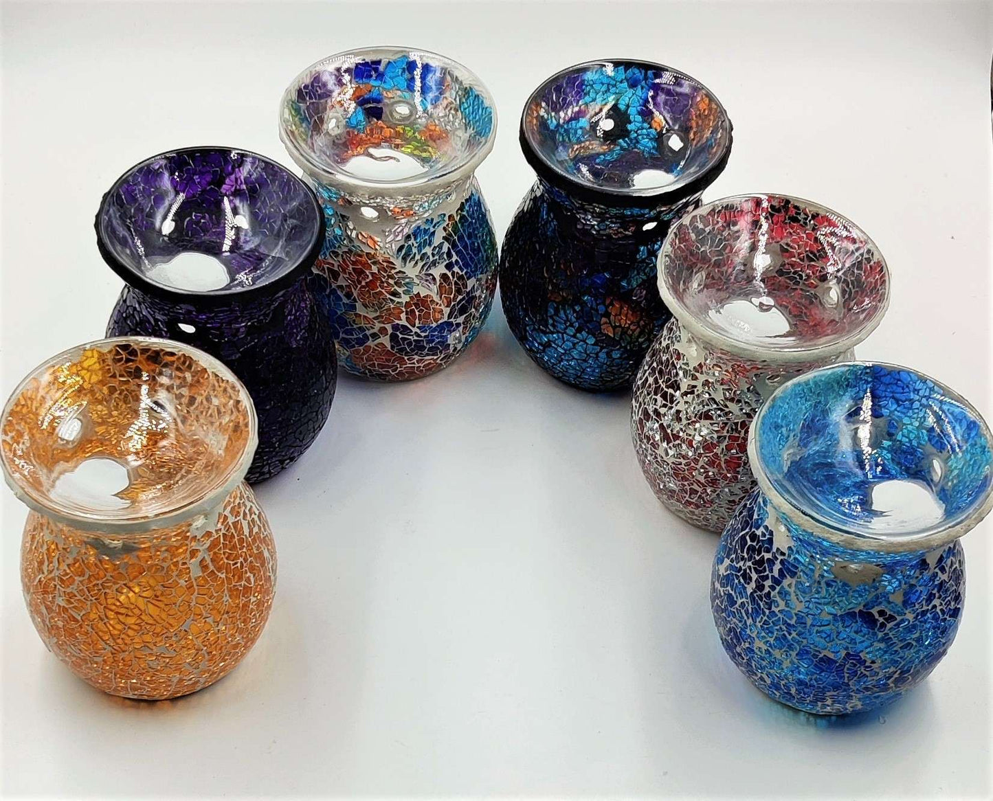 Turkish Mosaic Oil Burner Assorted TL132 - 1st Stop Marshall's Health Shop, Gift Shop! - Heath and Natural Therapy New Brighton Christchurch - Naturopath