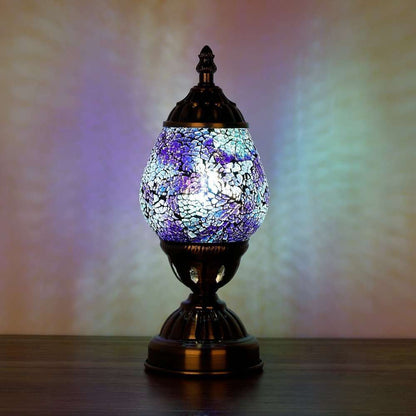 Turkish Mosaic Oval Lamp TL67 - 1st Stop Marshall's Health Shop, Gift Shop! - Heath and Natural Therapy New Brighton Christchurch - Naturopath