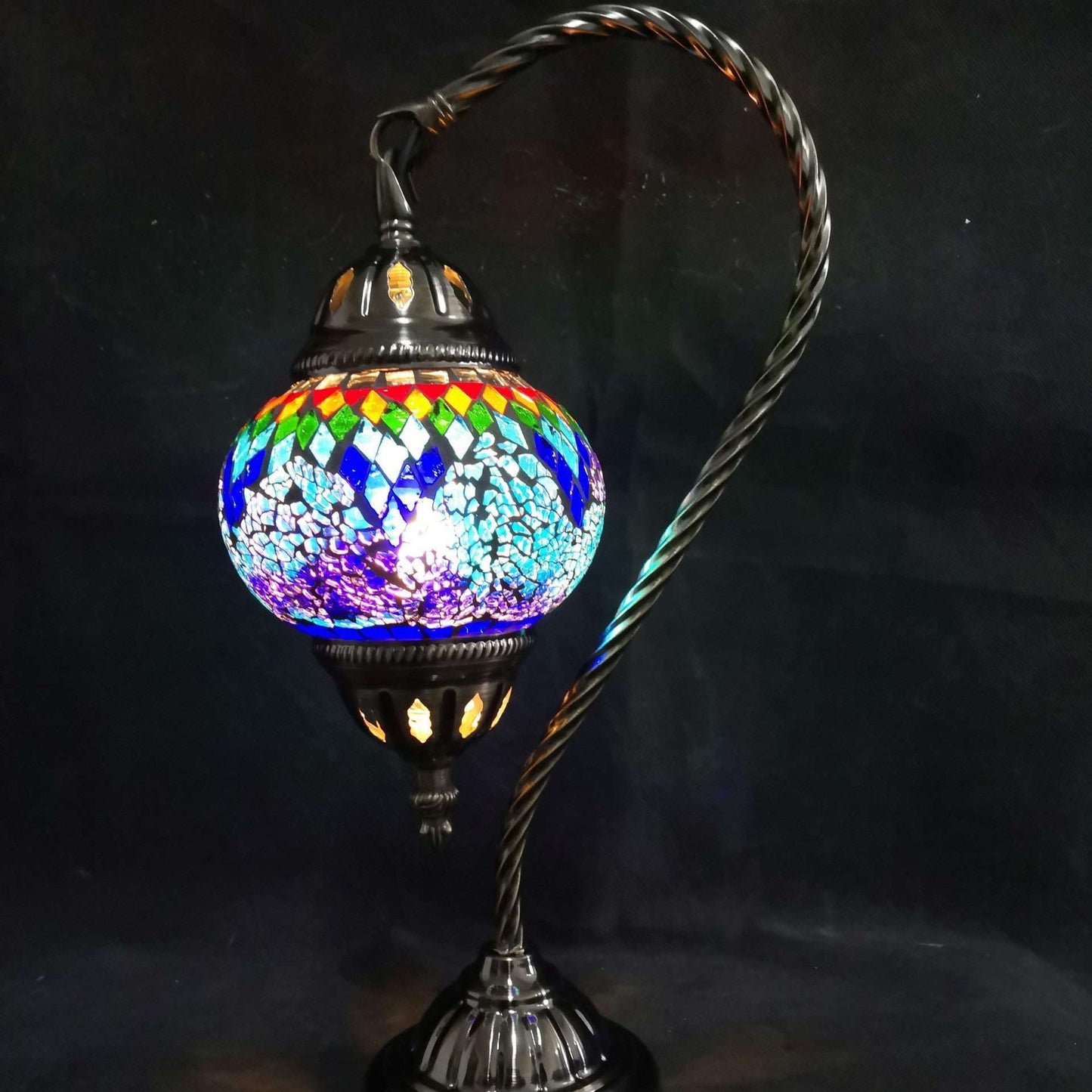 Turkish Mosaic Swan Neck Multicolour TL140 - MarshallsHealthShop