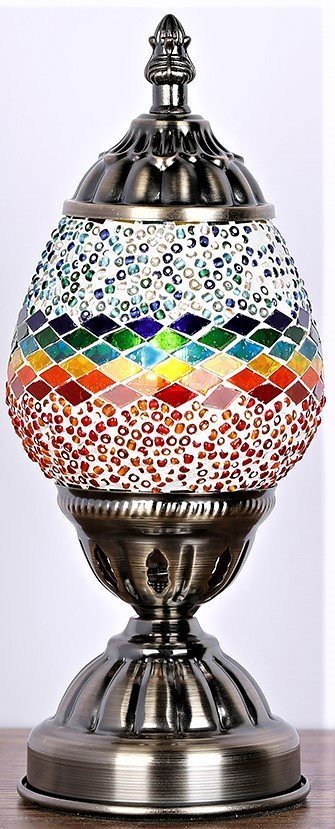 Turkish Oval Mosaic Lamp&nbsp;

16x10CM

Our lamps come with full NZ-recognised electrical certification and include an LED bulb.

1st Stop, Marshall's Health Shop, Gift Shop!

SKU: TL66