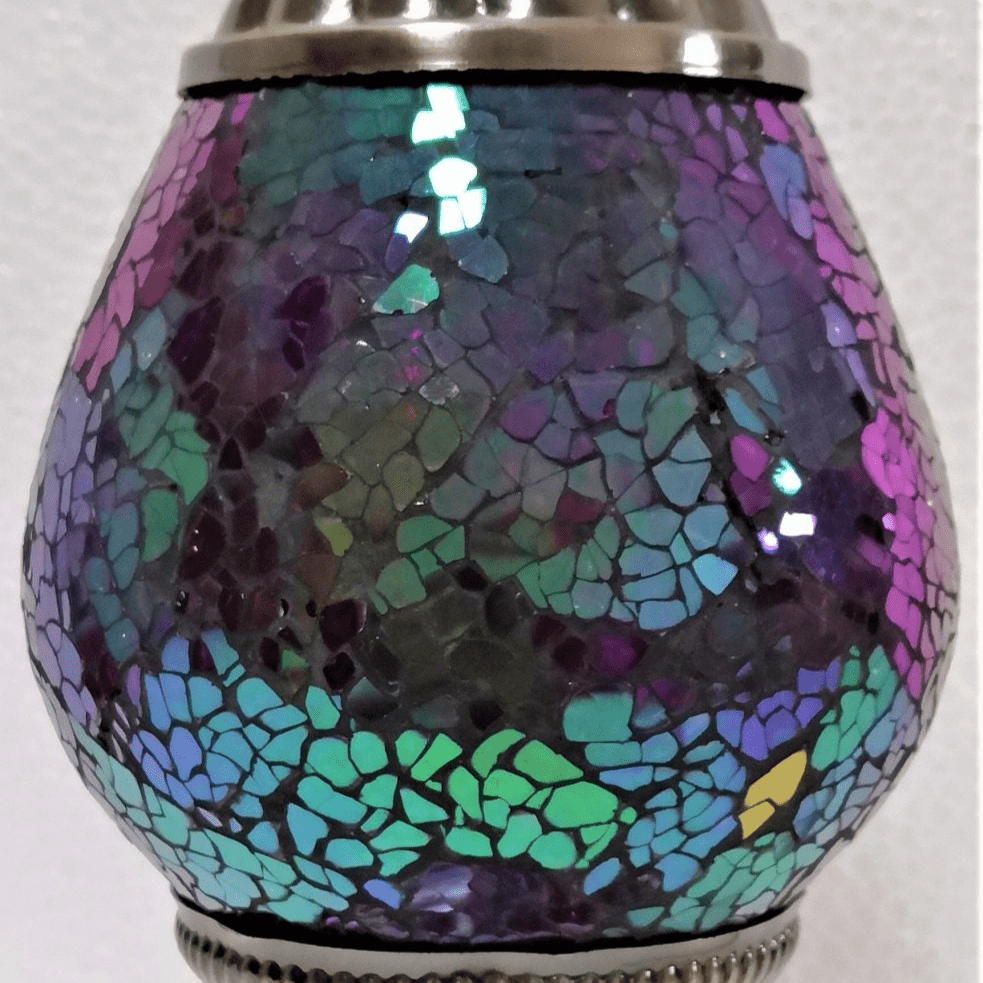 Turkish Oval Mosaic Lamp TL69 - MarshallsHealthShop