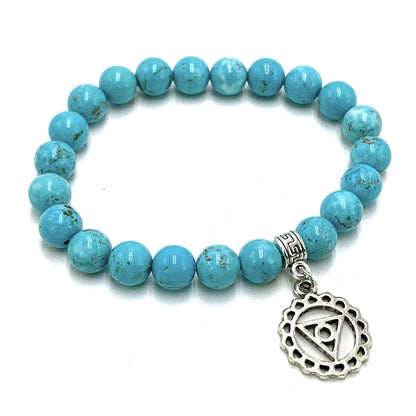 Turquoise Throat Chakra Bracelet - MarshallsHealthShop