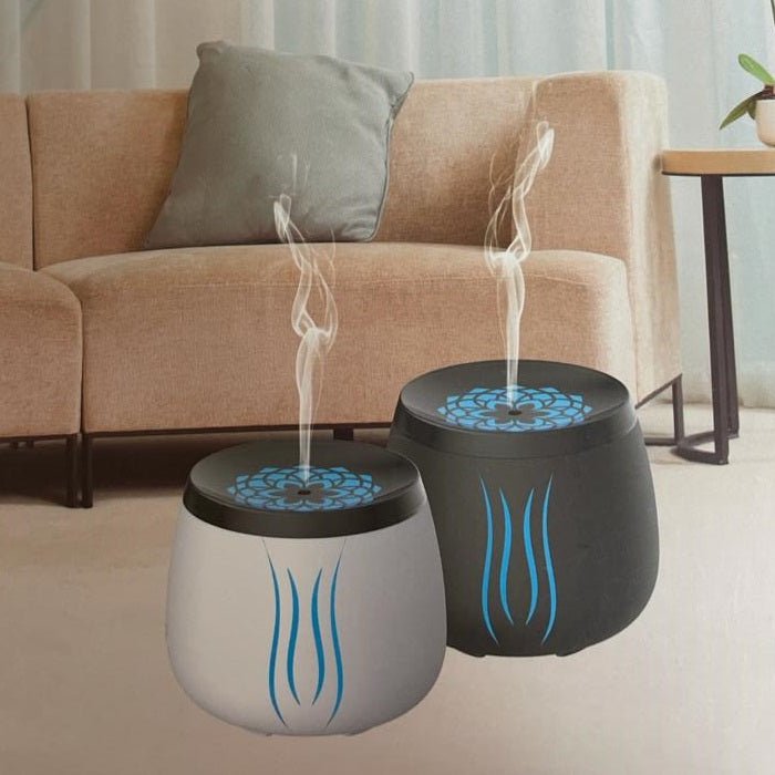 Ultrasonic Aroma Diffuser Dark Flames - MarshallsHealthShop